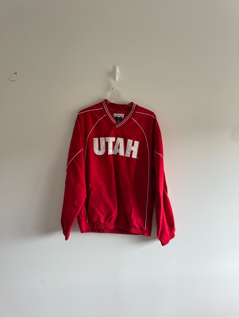 Utah Red Varsity Pullover Jacket